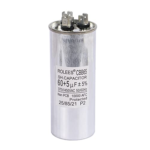 Улози 60+5uf 60/5mfd ± 5% 370V/440V CBB65 двојно работење со двојно работење на циркуларен кондензатор за наизменична струја или почеток на вентилаторот или кондензатор исправе?