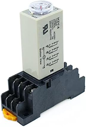 Свапо H3Y-2 0-3M напојување на тајмер за реле за одложување DPDT 8PINS Напон: 220V 110V 24V 12V
