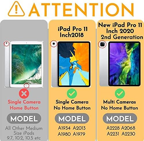 Hepix iPad Pro 11 инчен случај 2020 2018 Цвеќиња Пеперутка, случај за iPad Pro 11 2/1 -ви генерал, розов цветен iPad Pro 11