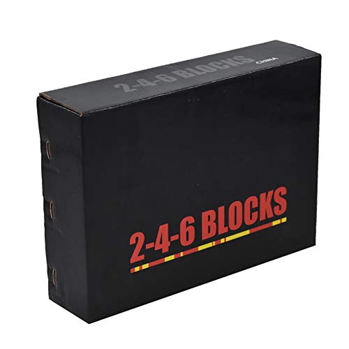 TINVHY 2-4-6 блокови совпаѓаат со пар 23 дупки зацврстени челик RC 55-62 246 прецизен мелен машинист постави блокови