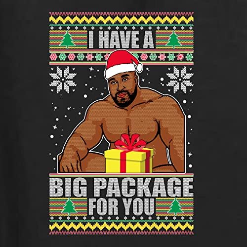 Диво Боби Имам голем пакет мем Бери Вуд Грден Божиќен џемпер Унисекс екипаж графички џемпер