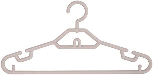 Haoktsb Hangers Едноставен пакет од 20 пластични закачалки што не се лизгаат простор за заштеда на простор за затворено и на отворено за џемпери