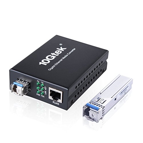 Пар на Gigabit со едно режим LC Fiber во Ethernet Media Converter, со пар Bidi SFP LX модул, 1310nm/1550nm, SMF, до 20-км, 1,25G Fiber Media Converter, 1000Base-Lx до 10/100/1000base -Tx