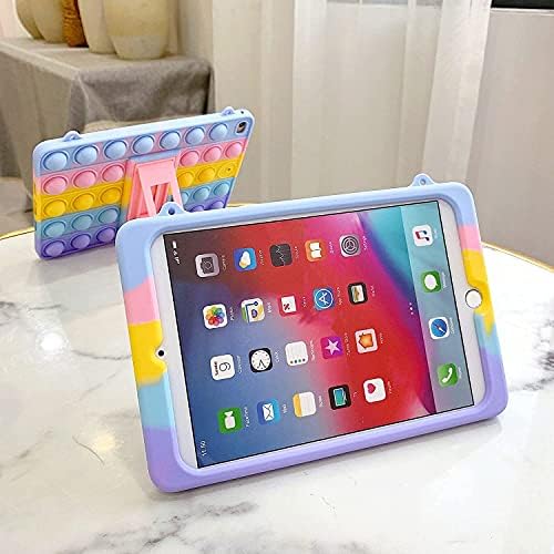 Fidget играчки меур поп случај за iPad 10.9 инчи iPad Air Gen 4 2020 Case, мека целосна заштита на телото за заштита
