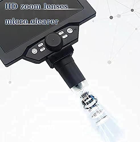 7 ЛЦД дигитален микроскоп ， 1-1200x зголемување, 1080p видео-камера USB дигитален микроскоп со метален штанд, 12MP ултра-прецизно фокусирање ， грешка на монети ， зголемувач