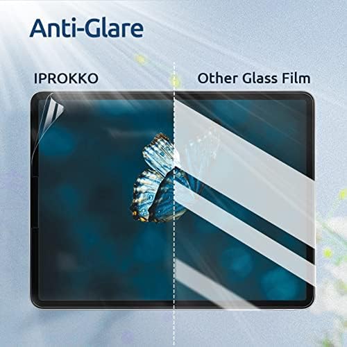 Заштитник на анти -сино светло светло, компатибилен со iPad Pro 12.9 инчи 2022/2021/2020/2018, HD Clear Eye Protection Matte Anti Glare iPad 12.9 Во насловната страница на филмот на екранот iprokko