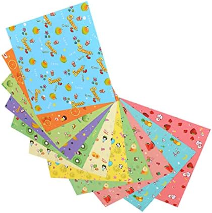 Тофику 2 пакувања/144 листови Детски фото албум Детска алатка торба за рачно украси боја оригами хартија занаети Проект хартија DIY печатење Паперигорими за виткање х