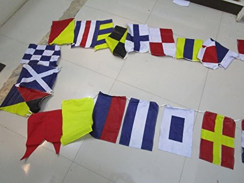 Морнарица Сигнал Код Знаме - 40 Знамиња Бантинг - 38 Нозе-Наутички/Брод/Плажа Партија