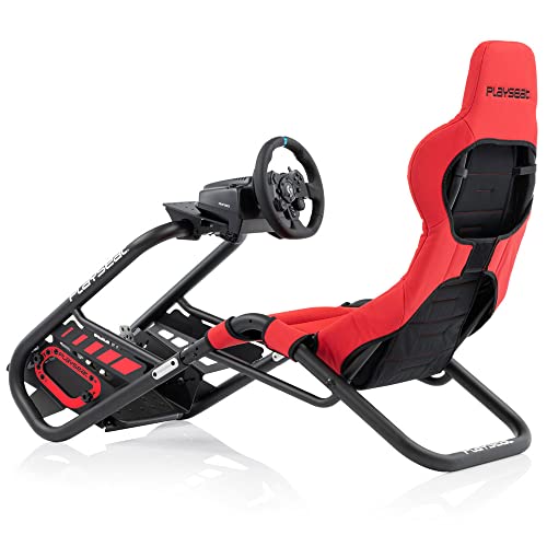 Playeat Trophy Sim Racing Cockpit | Кокпит со симулатор со високи перформанси за трки | Поддржува директен погон | Компатибилен со сите управувачки тркала и педали на пазарот | Подд