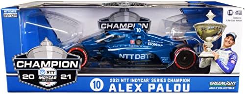 Dallara Indycar #10 Palou NTT Data Chip Chip Ganassi Racing Champion NTT Indycar Series 1/18 Diecast Model Car By Greenlight 11143
