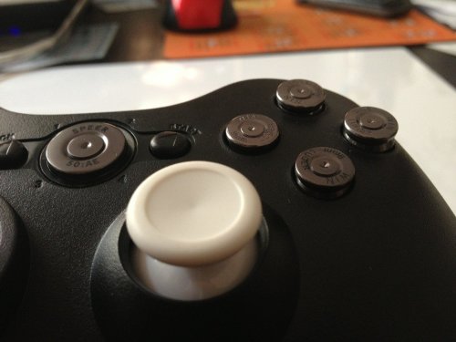 Прилагодено Метал Xbox 360 Контролер ABXY &засилувач; водич Копчиња куршум во собата
