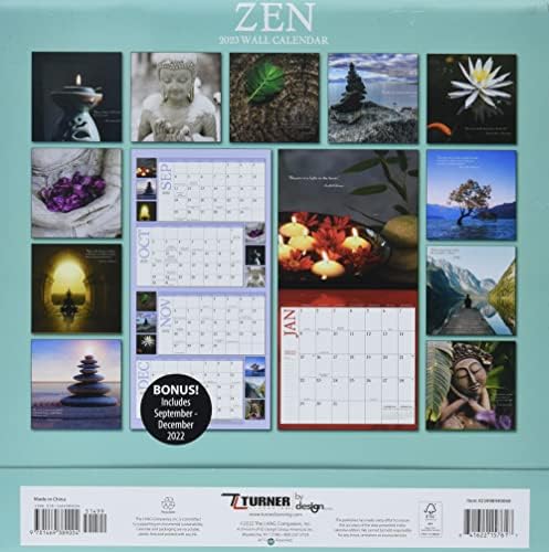 Тарнер Фотографски Зен 12х12 Календар на photoидови со фотографии
