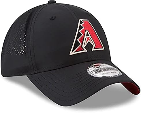 Нова ера Аризона Diamondbacks перфориран пивот 9TWENTENT BLACK SASTECHABLE HAT