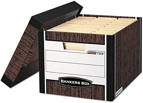Банкарс кутија 0072506 R-Kive Max Storage Cox, писмо/легално, капаче за заклучување, дрвокрадство, 4/картон