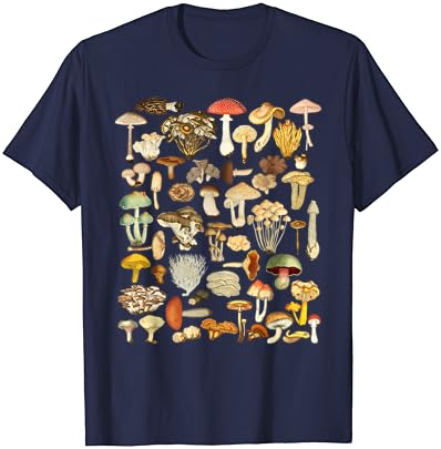 Микологија за кошула од печурки, габи за фуражни печурки маица маица