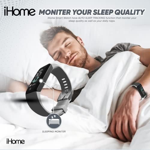 IHOME SMART WATCH - Транери за активности и паметни часовници со GPS, отчукувања на срцето, калории бројач, бројач за спиење