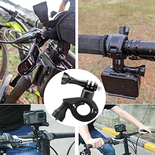 Велосипедска камера монтирање за планински велосипед/моторцикл Акција камера, држач за монтирање на велосипеди за велосипеди, компатибилен со
