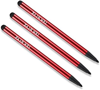 Tek Styz PRO Stylus работи За Samsung SM - A526B Чувствителна Висока Точност Во Компактна Форма За Екрани На Допир [3 Пакет-ЦРВЕНО]