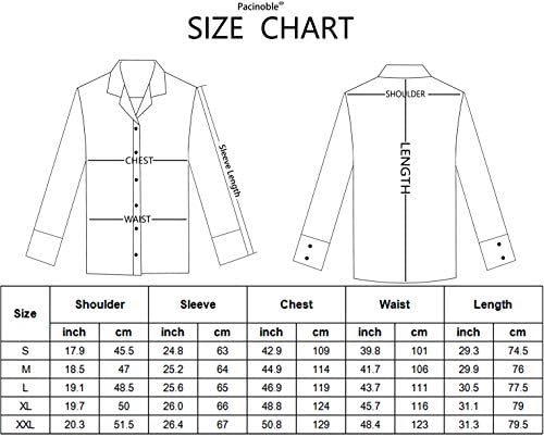 Пакинобл Менс Мода Со Долги Ракави Луксузен Дизајн Фустан За Печатење Кошула