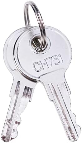 Универзални клучеви DVParts CH751 компатибилен со RV кампери, шкафчиња за складирање, чамци, случаи на прикажување, Т-рачни, странични
