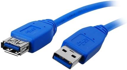 Siig Superspeed USB 3.0 Тип А за да напишете кабел за 2 метри, сина боја