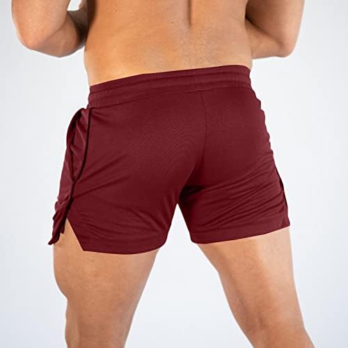 Eoeioa Mens Lutture Solid Solid Dishatable Sturning Shorts Shorts Shorts Lightweight String String Shorts Обичен тренинг на плажа