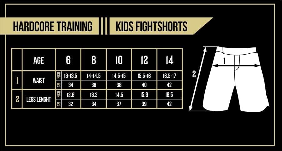 Хардкор тренинг Детски боксери шорцеви Викинг 2.0 Младински ММА бокс bjj фитнес трчање вежба вежба спортска облека