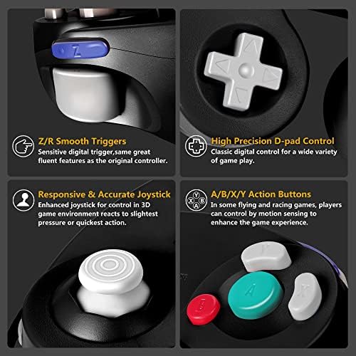 Fiotok Gamecube Контролер, Класичен Жичен Контролер За Wii Nintendo Gamecube-Подобрена