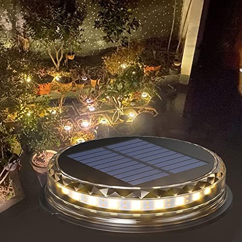 SDGH 4 парчиња соларни водоотпорни водоотпорни закопани ламби LED сензор Градина Подземен ноќен лесен парк двор Вила за уредување