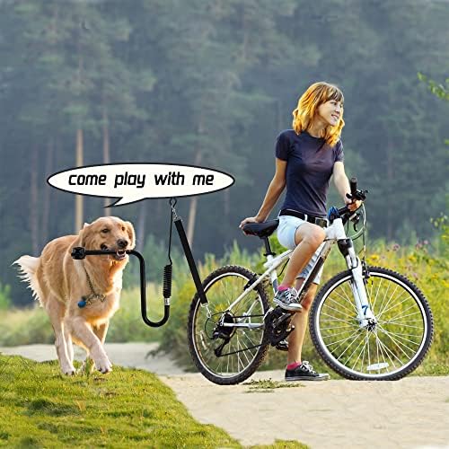 Рака Слободен Куче Велосипед Поводник, Високо-Монтирани Куче Велосипед Поводник Прилог Комплет Лесно Да Се Инсталира &засилувач; Отстранување,