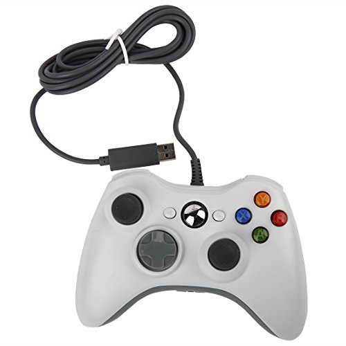 Жичен USB Контролер Gamepad Игра Рампа За Xbox 360, xbox360, Windows 7, Windows 8 Бело