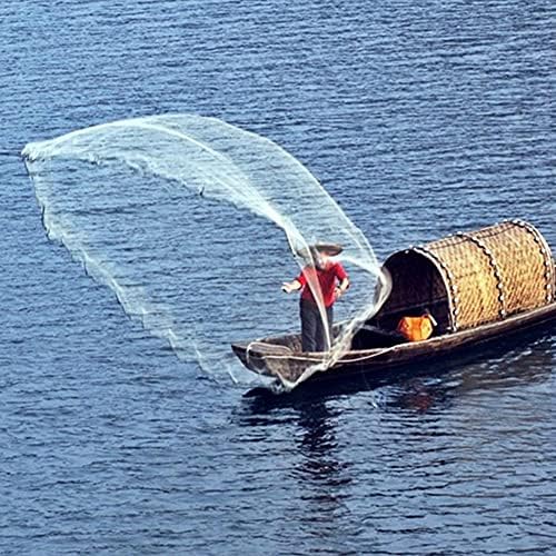 Cinghi lusso рака фрлаат риболовци, 8ft/10ft/11ft/13ft висина, големина на мрежа 3/5 инчи, најлон материјал за риболов за риба за мамка риба