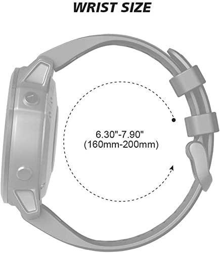 Силиконски Ремени За Часовници Со Брзо Ослободување За Гармин Феникс 7 7Х7С Паметен Часовник Леснотија 20 22 26мм Лента За Зглоб