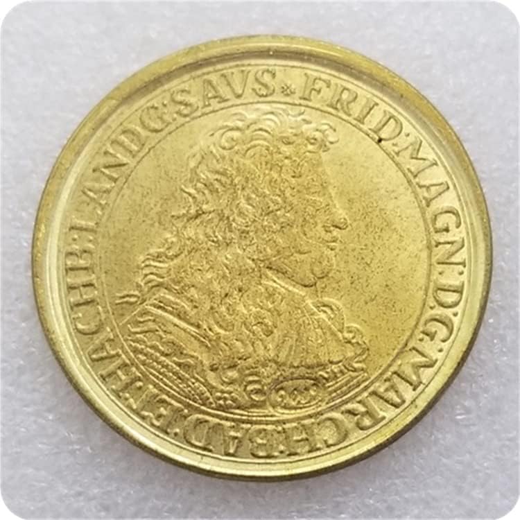 Антички Занаети 1681 Германски Сребрен Долар Комеморативна Колекција На Монети