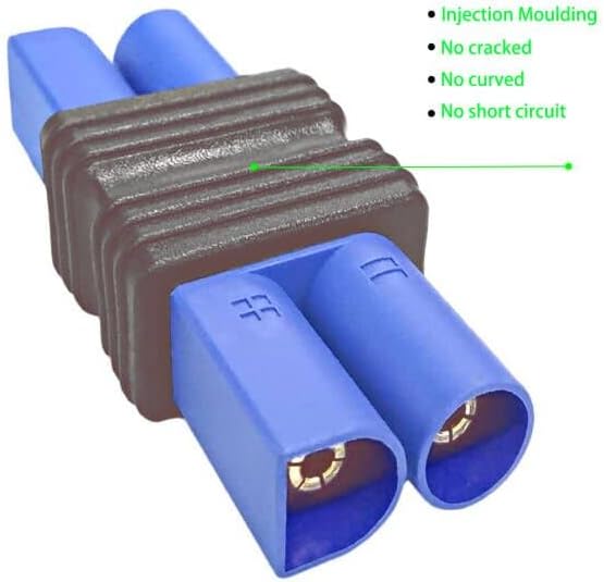 Laisomeke EC5 машки до EC5 машки адаптер, EC5 машки до машки адаптер за конектор за RC LIPO батерија EC5 до EC5 адаптер
