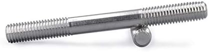 Завртки 1 парчиња M20 завртки од не'рѓосувачки челик завртки за завртки за завртки со двојна глава 60мм ~ 130мм должина -