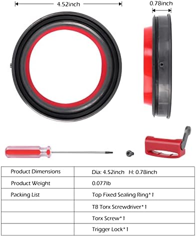 Замена На Прстен За Запечатување На Корпа За прашина Компатибилен Со Dyson Циклон V10 SV12 Правосмукалка Нечистотија Чаша Дел Кофа За Прашина