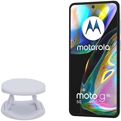Телефонски зафат на Boxwave Компатибилен со Motorola Moto G82 - држач за навалување на Snapgrip, засилување на задниот дел за