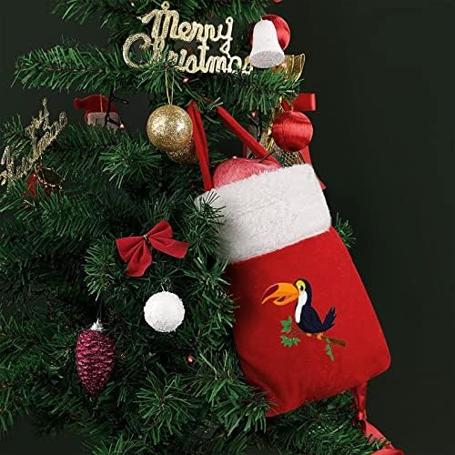 Тукански Чанти Луксузна Торбичка Божиќна Вреќа за Празнични Украси