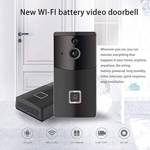 ZLXDP Видео Врата Ѕвонче Врата Камера Водоотпорен Безбедносна Камера Во Реално Време Видео за &Засилувач; Телефон