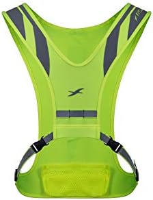 Fitletic Glo Running Vest, висока видливост рефлектирачки дише за безбедно трчање