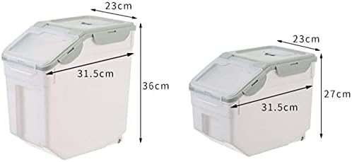 контејнер за складирање храна контејнер за Складирање ориз Кофа За Домаќинство Цилиндар За Ориз Запечатена Кутија За Складирање Ориз Пластична