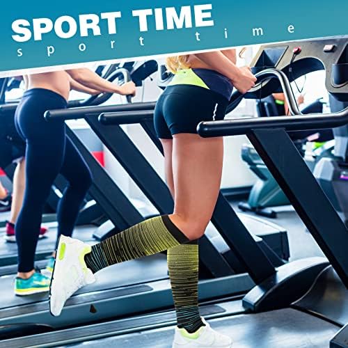 Дидеј 10 Пара Компресија Чорапи Рефус За Жени И Мажи Спортска Медицинска Сестра Атлетски Трчање Најлон Колено Високи Чорапи
