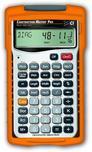 Пресметани индустрии 6135 Скала Master Pro Xe Напредна дигитална план мерка, бело и 4065 градежништво мајстор за напредна градежна математика стапала-инчи-фракција калкула?