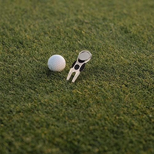 Алатка за поправка на Golf Golf Divot Golf Pitchfork Ball Marker Ball Marker Golf Golf Divot Fork Алатка за ставање додаток за обука на
