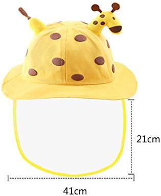Детска анти-салива со целосна капа за штит за лице, прилагодлива отстранлива анти-УВ рибарска капа, ветерно за заштита од вода за заштита на лицето