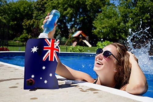 Колба За Забави За Возрасни Со австралиско Знаме: Колбите од 2 литри Го прават Совршениот Диспензер За Пијалоци За Вашите Материјали