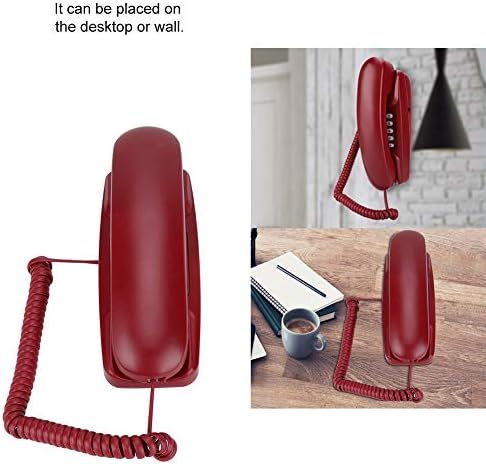 Ashata wallид монтирање на фиксни телефонски телефон, компактен телефонски телефонски телефонски биро, фиксни телефонски аналогни телефонски