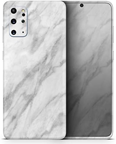 Дизајн Скинц Бел Мермер Површина Заштитна Винил Налепница Обвивка На Кожата Компатибилен Со Samsung Galaxy S20