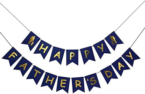 Bieufbj среќен ден на таткото на таткото, сина, среќна татковци за декорација на забави за забави, среќен банер за ден на таткото, идеи за
